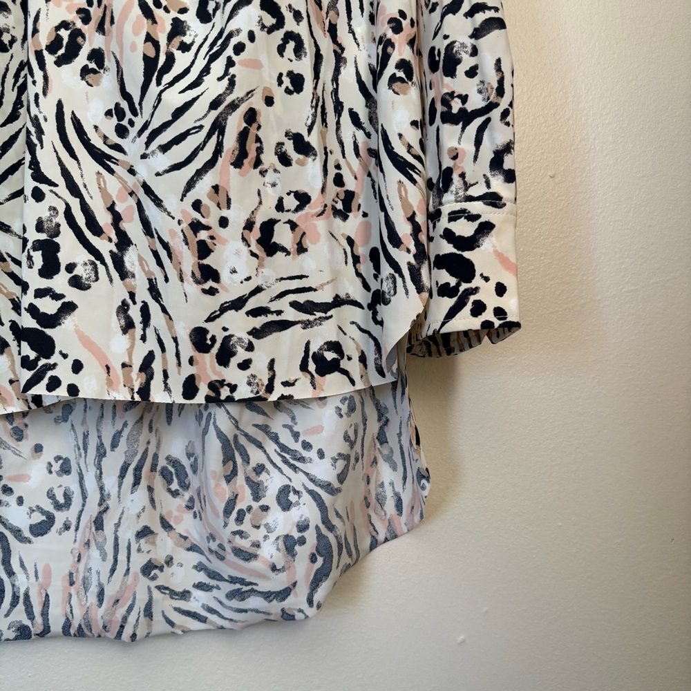 Tribal Multicolor Animal Print Blouse Size XL NWT - Picture 16 of 16